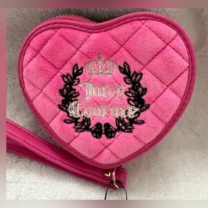 Juicy Couture Pink Heart Clutch